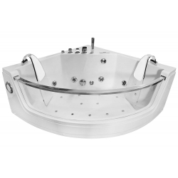 Wanna łazienkowa SPA z hydromasażem MO-0053 BIANCO 2-osobowa 140x140x60cm