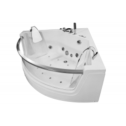 Wanna łazienkowa SPA z hydromasażem MO-0053 BIANCO 2-osobowa 140x140x60cm