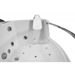 Wanna łazienkowa SPA z hydromasażem MO-0053 BIANCO 2-osobowa 140x140x60cm