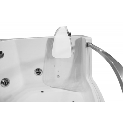 Wanna łazienkowa SPA z hydromasażem MO-0053 BIANCO 2-osobowa 140x140x60cm