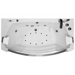 Wanna łazienkowa SPA z hydromasażem MO-0055 BIANCO 2-osobowa 175x89x60cm