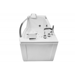 Wanna łazienkowa SPA z hydromasażem MO-0055 BIANCO 2-osobowa 175x89x60cm