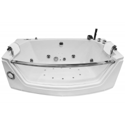 Wanna łazienkowa SPA z hydromasażem MO-0055 BIANCO 2-osobowa 175x89x60cm