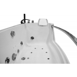 Wanna łazienkowa SPA z hydromasażem MO-0055 BIANCO 2-osobowa 175x89x60cm