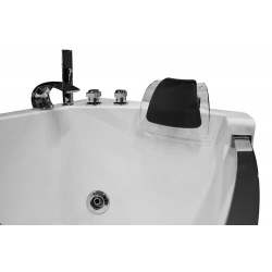 Wanna łazienkowa SPA z hydromasażem MO-0055 NERO 2-osobowa 175x89x60cm
