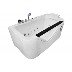 Wanna łazienkowa SPA z hydromasażem MO-0061 1-osobowa 150x80x62cm PRAWA