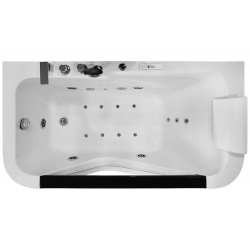 Wanna łazienkowa SPA z hydromasażem MO-0061 1-osobowa 150x80x62cm PRAWA