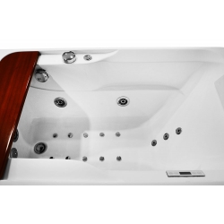 Wanna łazienkowa SPA z hydromasażem MO-0062 1-osobowa 150x78x58cm LEWA