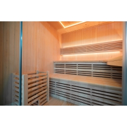 Sauna sucha z piecem MO-SS1820P 5/6-osobowa 200x180x200cm 8,0kW