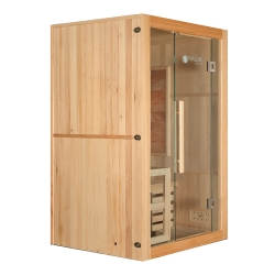 Sauna sucha z piecem MO-EA2 2-osobowa 121x106x192cm 2,3kW