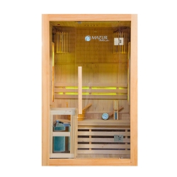 Sauna sucha z piecem MO-EA2 2-osobowa 121x106x192cm 2,3kW