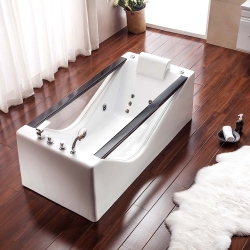 Wanna łazienkowa SPA z hydromasażem MO-0011l 1-osobowa 170x80x56cm PRAWA