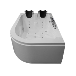 Wanna łazienkowa SPA z hydromasażem MO-0205 2-osobowa 170x115x58cm LEWA