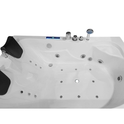 Wanna łazienkowa SPA z hydromasażem MO-0205 2-osobowa 170x115x58cm LEWA