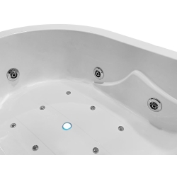 Wanna łazienkowa SPA z hydromasażem MO-0205 2-osobowa 170x115x58cm LEWA