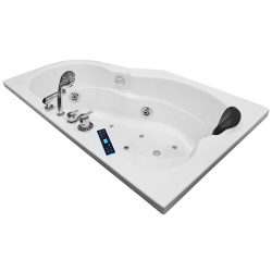 Wanna łazienkowa SPA z hydromasażem MO-0207 1-osobowa 150x92x53 cm LEWA