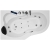 Wanna łazienkowa SPA z hydromasażem MO-0207 1-osobowa 150x92x53 cm LEWA