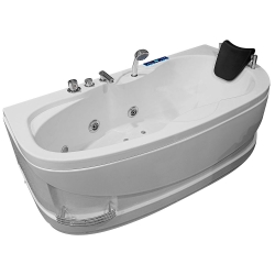 Wanna łazienkowa SPA z hydromasażem MO-0310 1-osobowa 160x78x56cm PRAWA