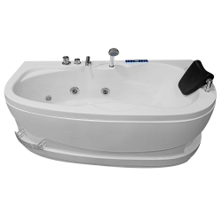 Wanna łazienkowa SPA z hydromasażem MO-0310 1-osobowa 160x78x56cm PRAWA