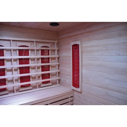 Sauna na podczerwień MO-EA4R BIANCO 4-osobowa 180x160x200cm