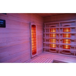 Sauna na podczerwień MO-EA4R BIANCO 4-osobowa 180x160x200cm