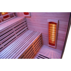 Sauna na podczerwień MO-EA4R BIANCO 4-osobowa 180x160x200cm