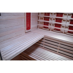 Sauna na podczerwień MO-EA4R BIANCO 4-osobowa 180x160x200cm