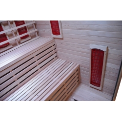 Sauna na podczerwień MO-EA4R BIANCO 4-osobowa 180x160x200cm