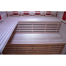 Sauna na podczerwień MO-EA4R BIANCO 4-osobowa 180x160x200cm