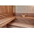 Sauna sucha z piecem MUE-1102 KAMIEŃ 4-osobowa 220x200x210cm 6kW