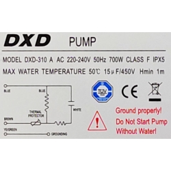 Pompa wodna do wanien z hydromasażem PW-002 | DXD-310A 700W