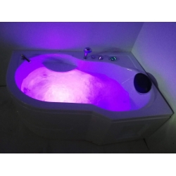 Wanna łazienkowa SPA z hydromasażem MO-0202 1-osobowa 150x100x62cm PRAWA