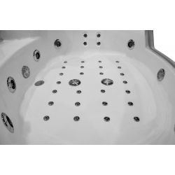 Wanna łazienkowa SPA z hydromasażem MO-1004 PRESTIGE 2-osobowa BIANCO 152x152x56cm