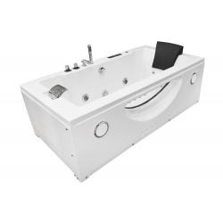 Wanna łazienkowa SPA z hydromasażem MO-1007 TOP 1-osobowa 180x91x60cm PRAWA