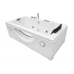 Wanna łazienkowa SPA z hydromasażem MO-1007 TOP 1-osobowa 180x91x60cm PRAWA