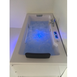 Wanna łazienkowa SPA z hydromasażem MO-1007 TOP 1-osobowa 180x91x60cm PRAWA