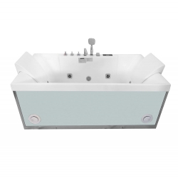 Wanna łazienkowa SPA z hydromasażem MO-1100 2-osobowa BIANCO 170x80x63cm