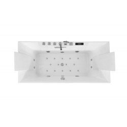 Wanna łazienkowa SPA z hydromasażem MO-1100 2-osobowa BIANCO 170x80x63cm