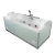 Wanna łazienkowa SPA z hydromasażem MO-1100 2-osobowa BIANCO 170x80x63cm