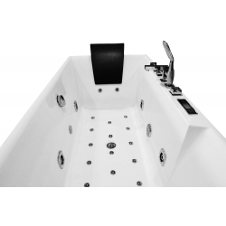 Wanna łazienkowa SPA z hydromasażem MO-1100 2-osobowa NERO 170x80x65cm