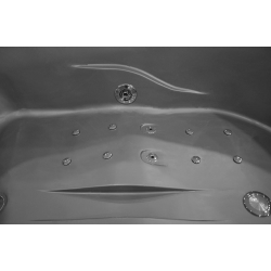 Wanna łazienkowa SPA z hydromasażem MO-1631 GRIGIO 2-osobowa 180x120x54cm PRAWA