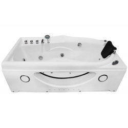 Wanna łazienkowa SPA z hydromasażem MO-1634 1-osobowa PRESTIGE 170x87x60cm PRAWA