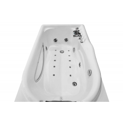 Wanna łazienkowa SPA z hydromasażem MO-1634 1-osobowa TOP 170x87x60cm PRAWA