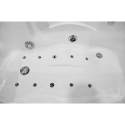 Wanna łazienkowa SPA z hydromasażem MO-1634 1-osobowa PRESTIGE 170x87x60cm PRAWA