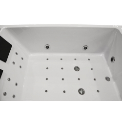 Wanna łazienkowa SPA z hydromasażem MO-1642 TOP 2-osobowa 186x121x65cm PRAWA