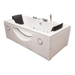 Wanna łazienkowa SPA z hydromasażem MO-1659 TOP 2-osobowa 180x92x60cm BIANCO