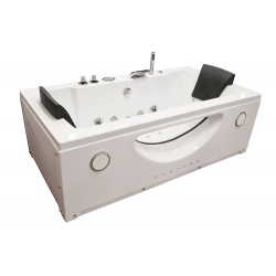 Wanna łazienkowa SPA z hydromasażem MO-1659 TOP 2-osobowa 180x92x60cm BIANCO