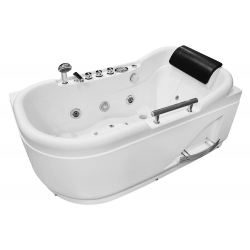 Wanna łazienkowa SPA z hydromasażem MO-1683 1-osobowa 140x87x67cm PRAWA