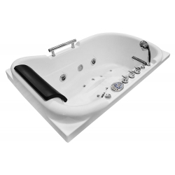 Wanna łazienkowa SPA z hydromasażem MO-1683 1-osobowa 140x87x67cm PRAWA