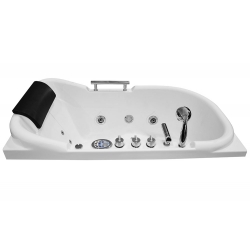 Wanna łazienkowa SPA z hydromasażem MO-1683 1-osobowa 140x87x67cm PRAWA